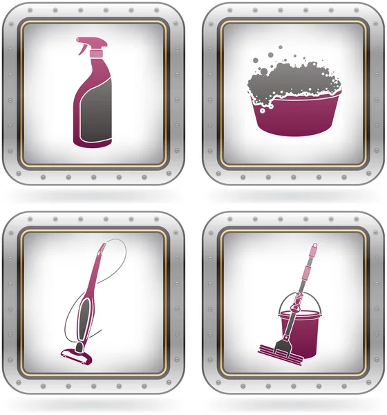 Cleaning Appliances — Stock Vector