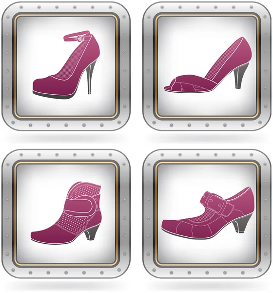 Zapatos de mujer — Archivo Imágenes Vectoriales