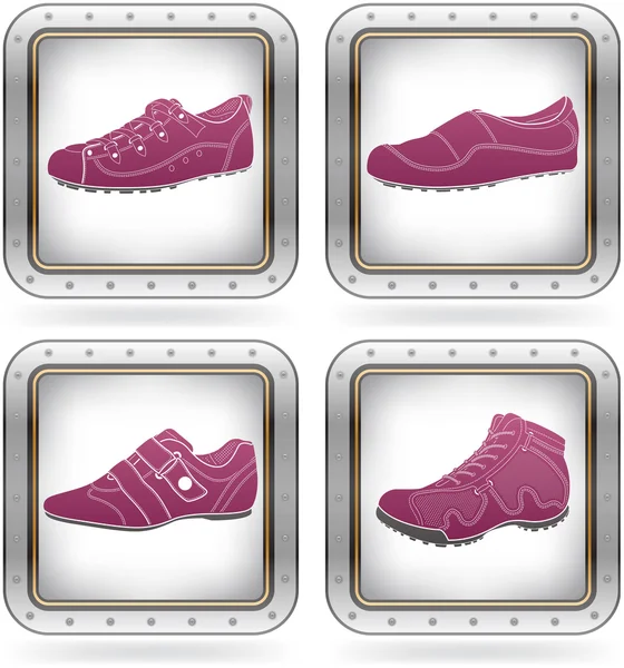 Zapatos de mujer — Vector de stock