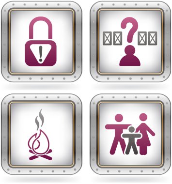 Camping Icons clipart