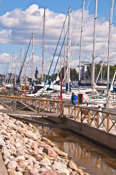 Havnen i Turku – stockfoto