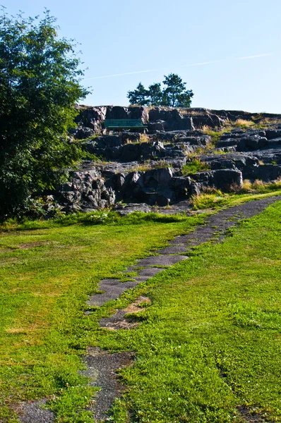 stock image Park with huge rocks