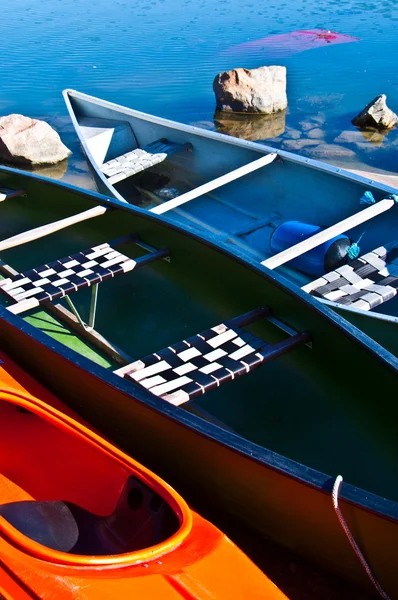 多彩的独木舟 — 图库照片
