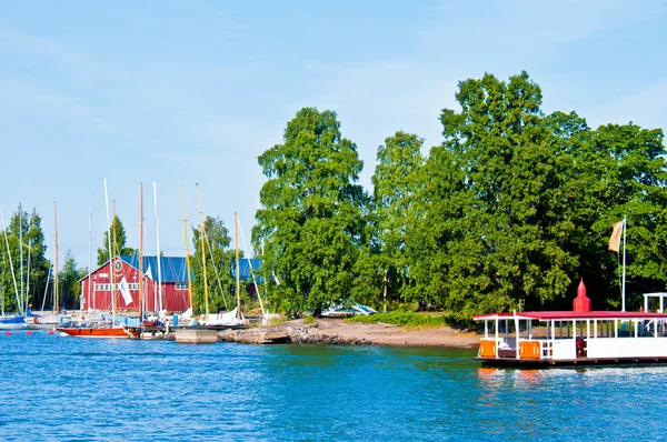 赫尔辛基的海景 — 图库照片