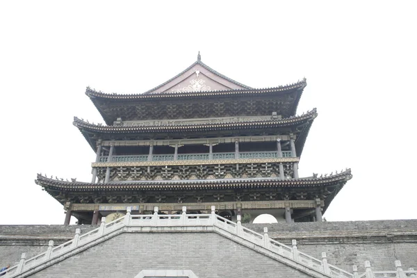 çan kulesinin şehir merkezinde xi'an, Çin