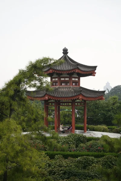 stock image Wild Goose Pagoda in downtown Xi'an, China - Exteriors