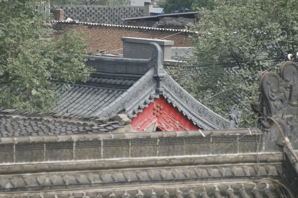 Altstadt von Xian, Blick über die Dächer — Zdjęcie stockowe