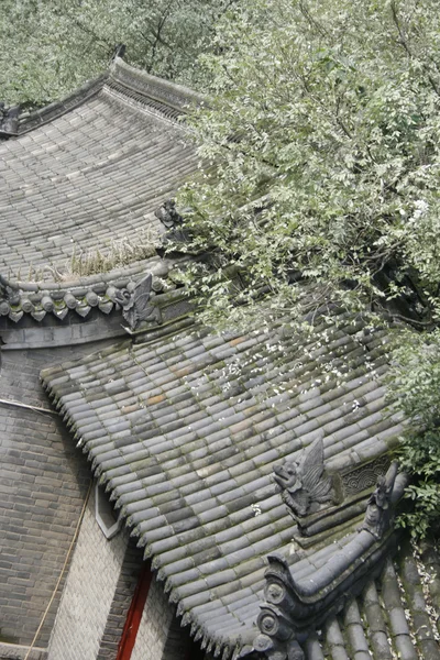 Altstadt von Xian, Blick über die Dächer — 图库照片