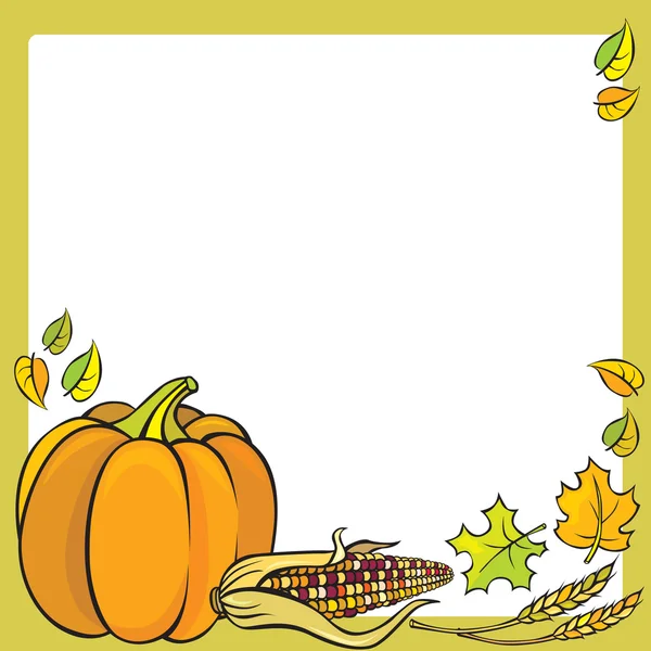 Cadre de Thanksgiving — Image vectorielle