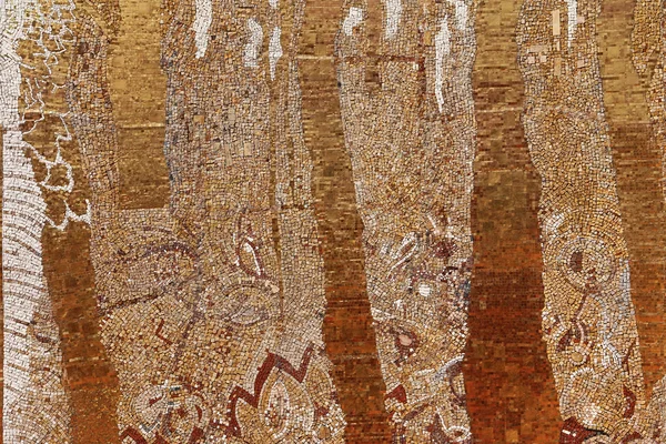 Altın ayrıntıları ile modern Mozaik — Stok fotoğraf