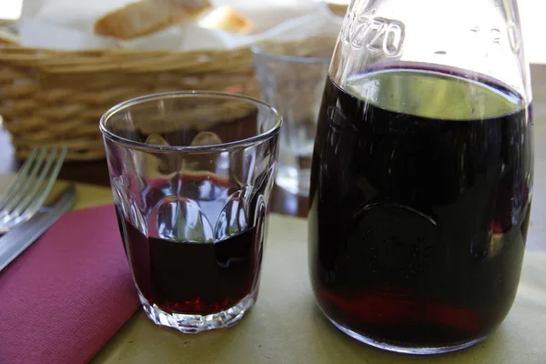 stock image Bread and Wine