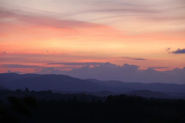 Lucht bij zonsondergang — Stockfoto