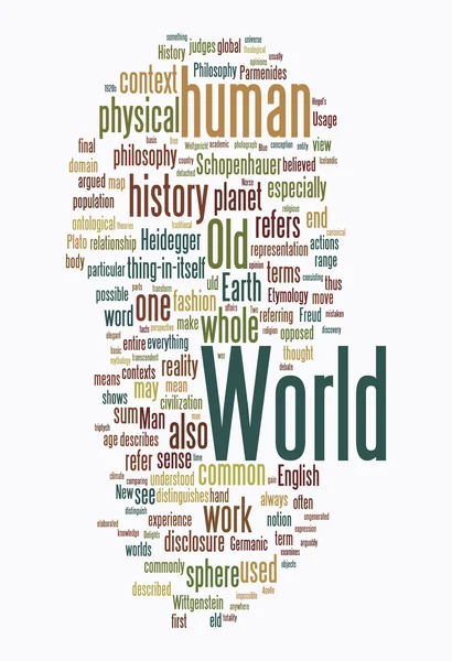 World text clouds — Stock Photo, Image