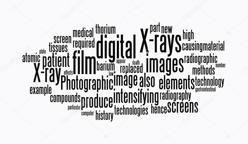 Xray text clouds