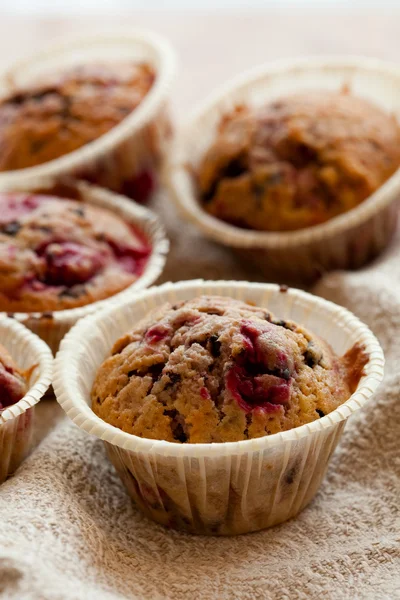 Muffins de framboesa — Fotografia de Stock