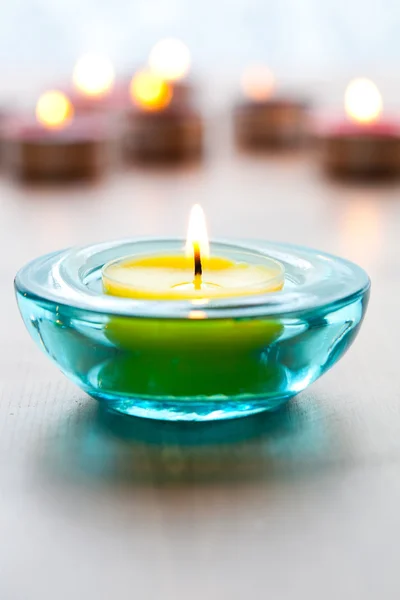 Primo piano delle candele — Foto Stock