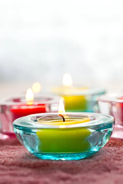 Primo piano delle candele — Foto Stock