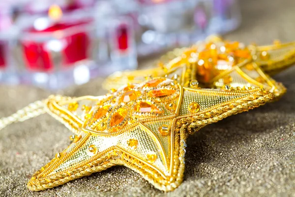 Noel için yıldız dekorasyon — Stok fotoğraf