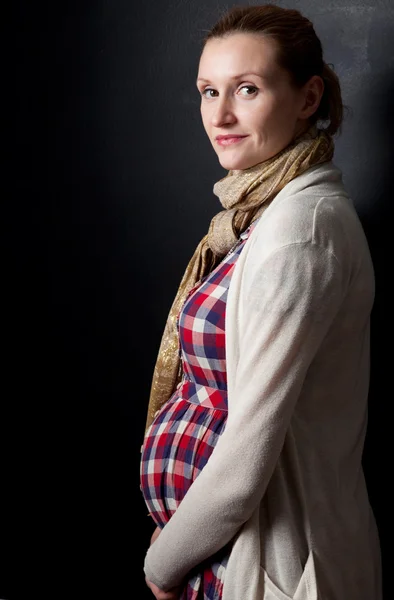 Gravid mamma — Stockfoto