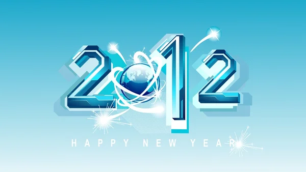 2012 新的一年 — 图库矢量图片#