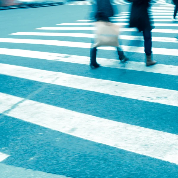 On zebra crossing — Stock Photo, Image