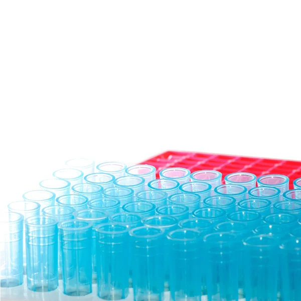Wetenschap test pipet plastic tips — Stockfoto