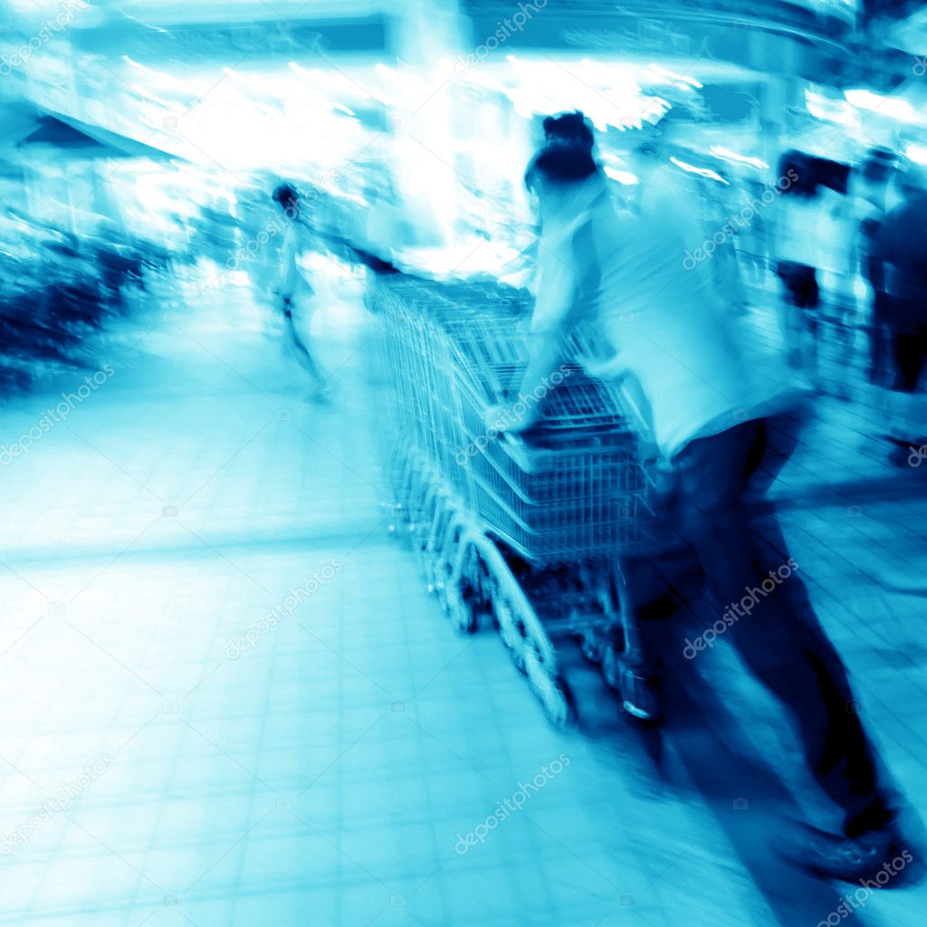 with shopping cart