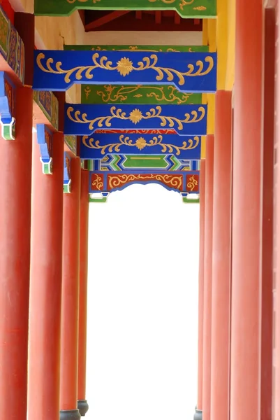 Chiński długi korytarz — Zdjęcie stockowe