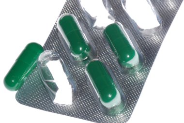 Yeşil kapsül pill