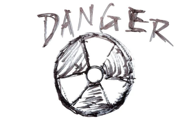Energia nuclear perigosa — Fotografia de Stock