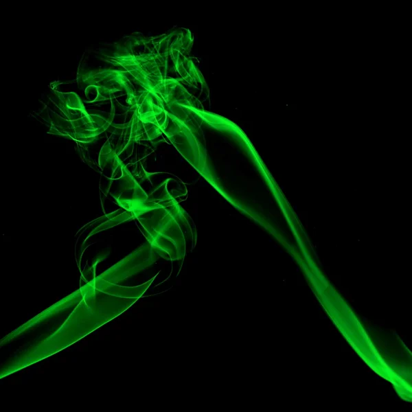 Abstract green smoke — Stock Photo, Image
