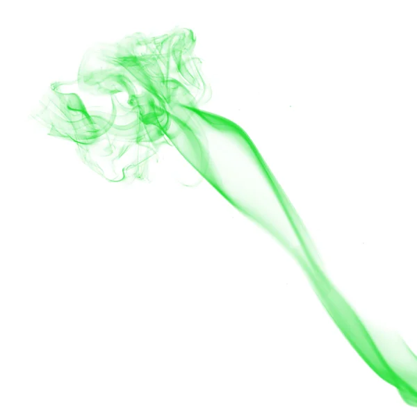 Fumo verde astratto — Foto Stock