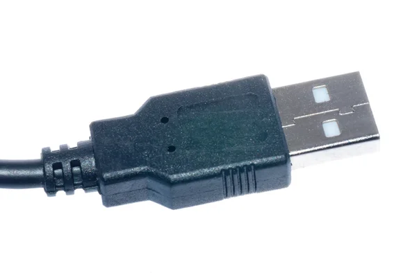 Cabo de tecnologia USB com ficha — Fotografia de Stock