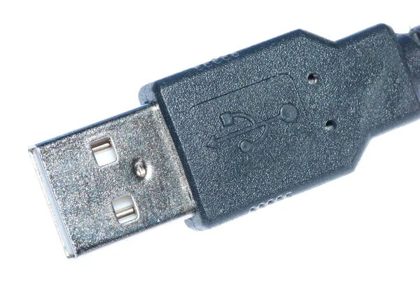 Cabo de tecnologia USB com ficha — Fotografia de Stock