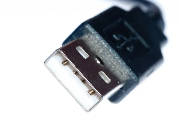 USB кабель с разъемом — стоковое фото