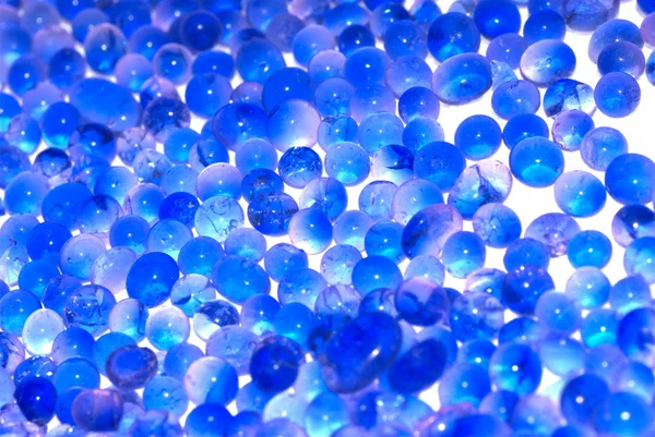 Синий кремниевый гель — стоковое фото