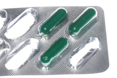 Yeşil kapsül pill