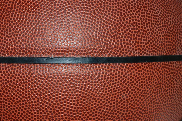 Textura de cuero baloncesto — Foto de Stock
