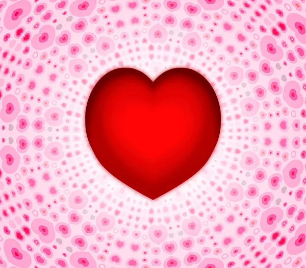 Corazón en corazones — Foto de Stock