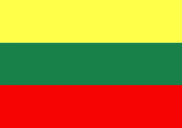 Litvánia lobogója — Stock Fotó