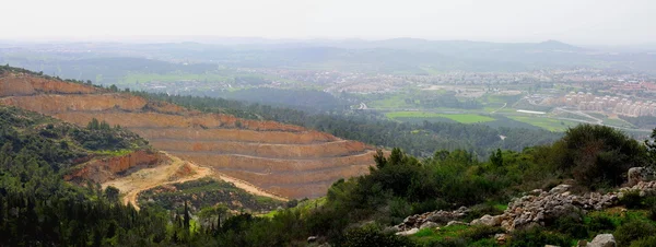 Panorama of Judean Hills Royalty Free Stock Photos