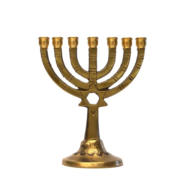 Judiska menorah — Stockfoto