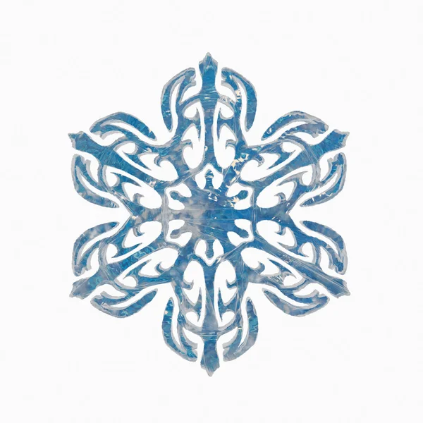 Snöflinga form dekoration — Stockfoto