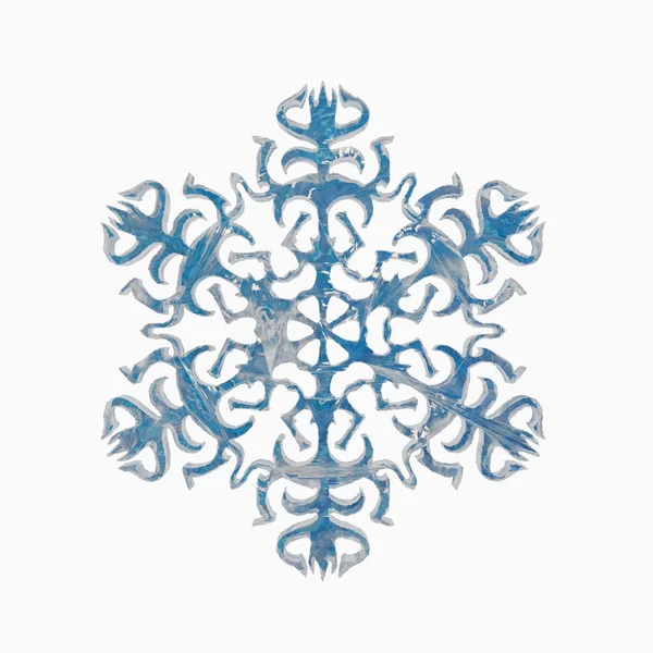 Νιφάδα χιονιού σχήμα διακόσμηση — Φωτογραφία Αρχείου