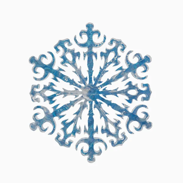 Forma de copo de nieve decoración — Foto de Stock