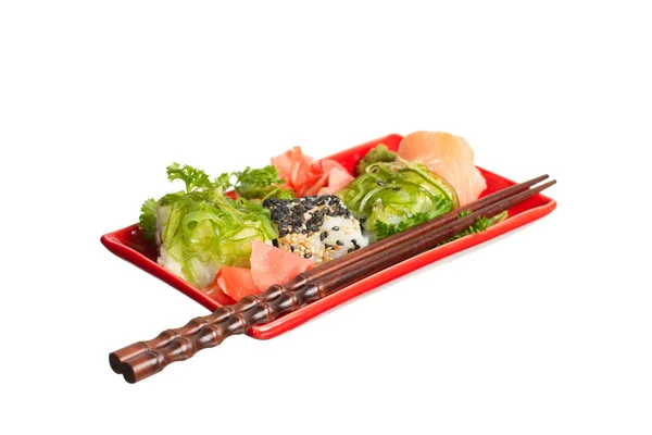 Sushi isolated on white — Stock Photo, Image