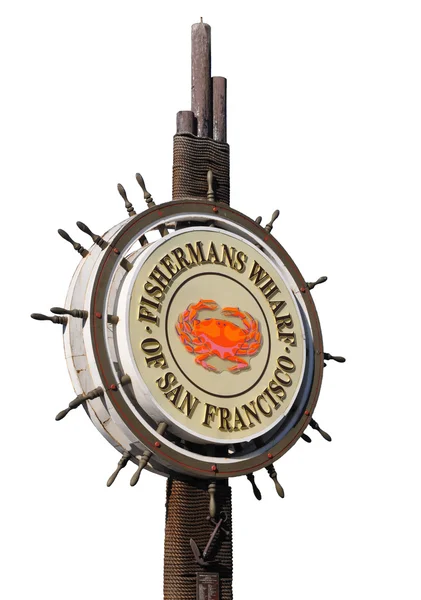 Fishermans Wharf Sign — Stock Photo, Image