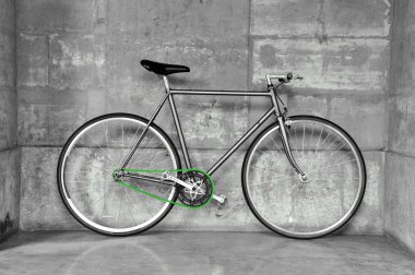 Fixed gear bicycle clipart