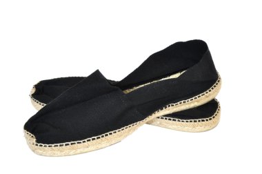 Black espadrilles clipart