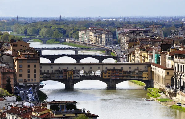 Die Ponte Vecchio in Florenz — Stockfoto